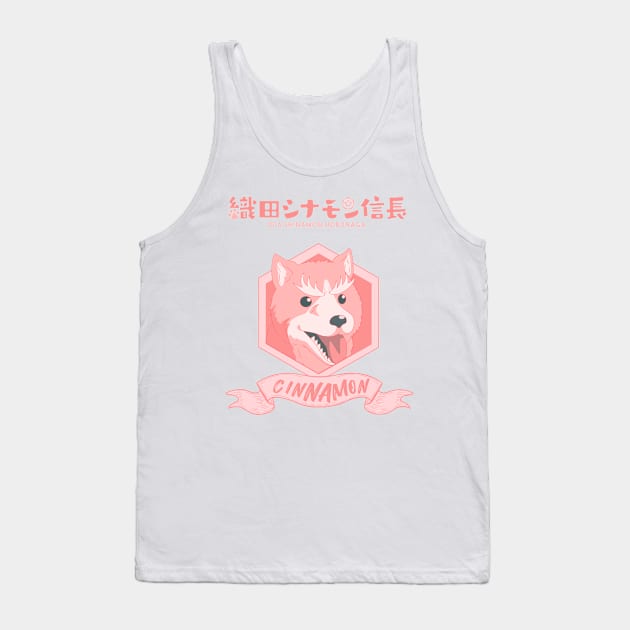 ODA CINNAMON NOBUNAGA: CINNAMON Tank Top by FunGangStore